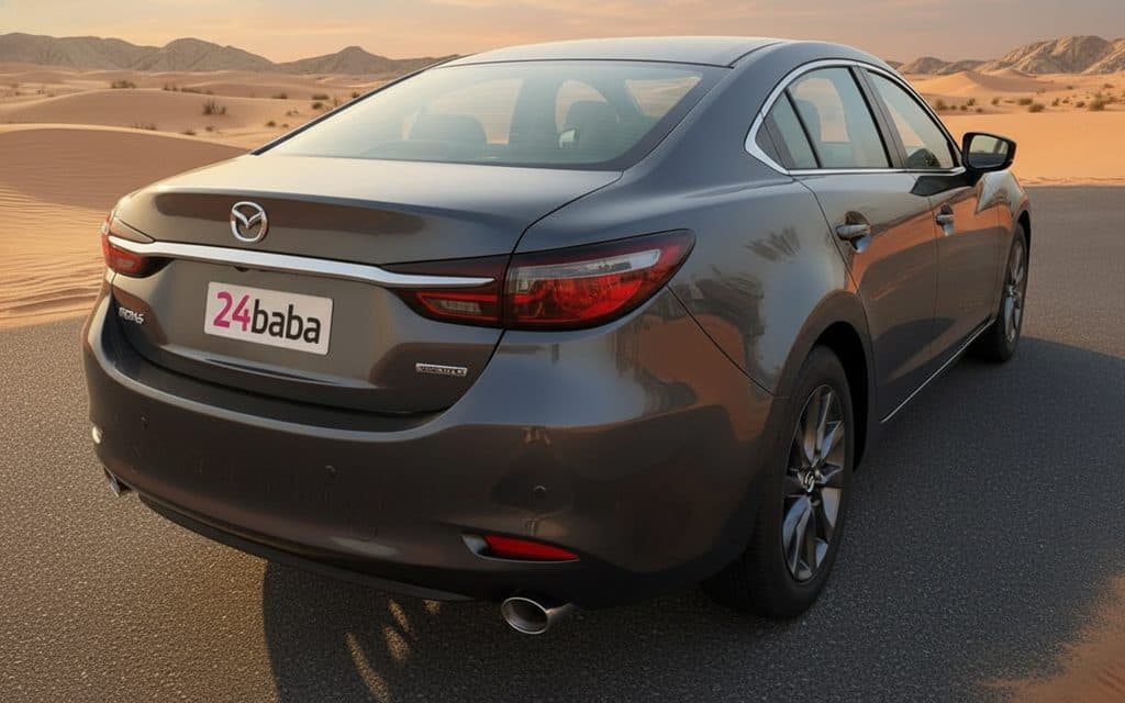 Mazda 6 2025 Grey rear view showing taillights