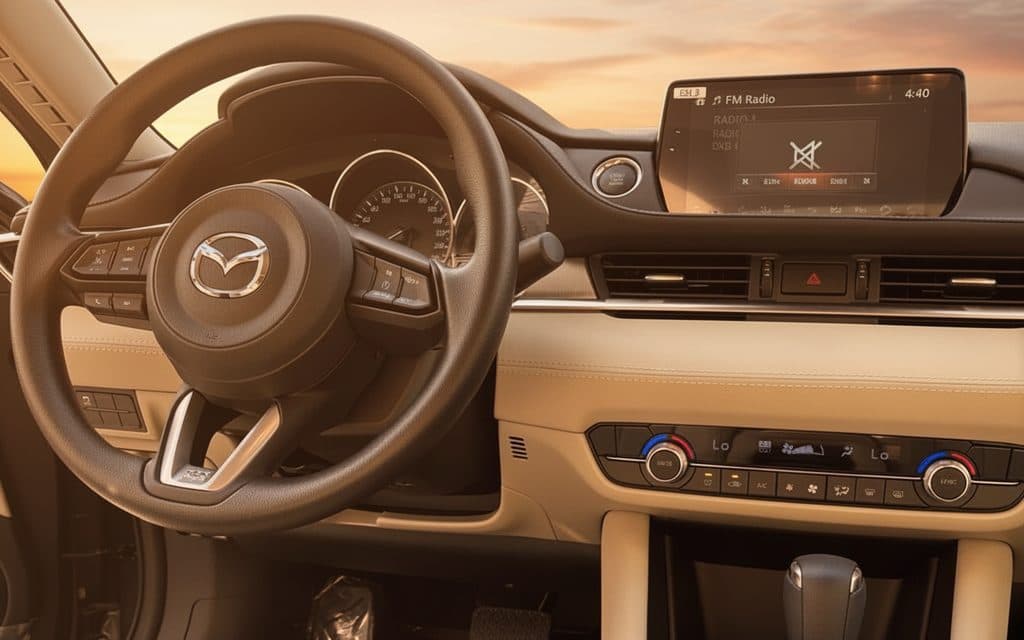 Mazda 6 2025 dashboard and infotainment