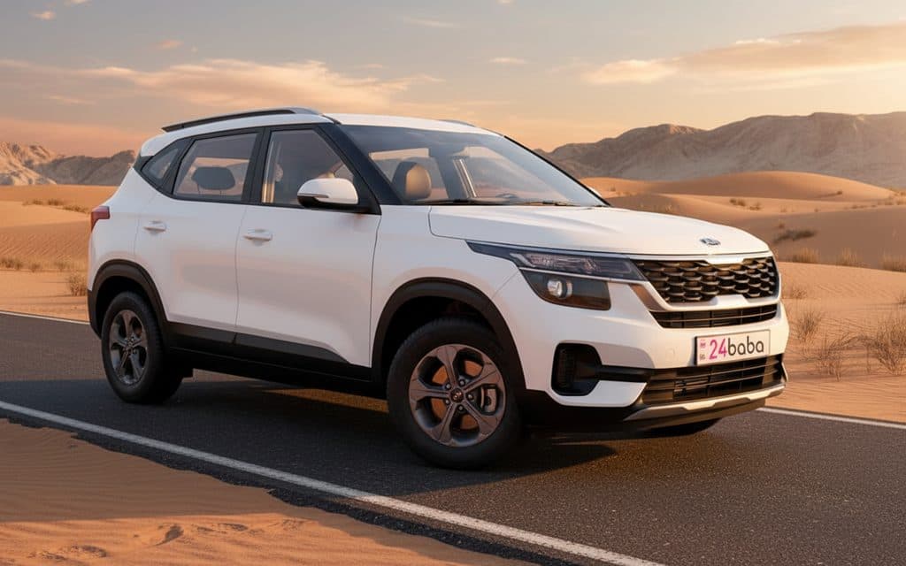 Kia Seltos 2023 White - rental in Dubai