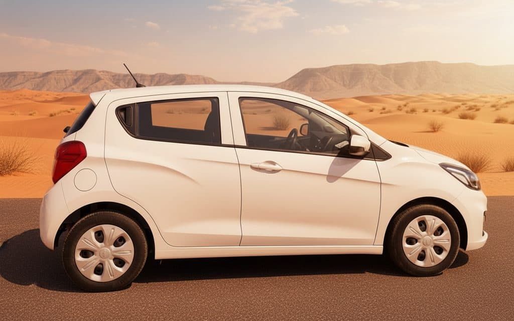Chevrolet Spark 2020 White side profile