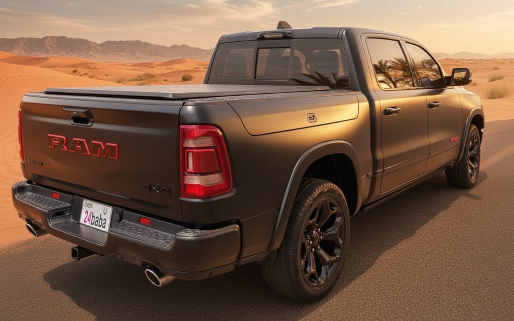 Dodge Ram 2022 alloy wheel close up