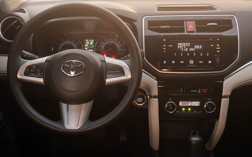Toyota Rush 2023 interior view showing trim