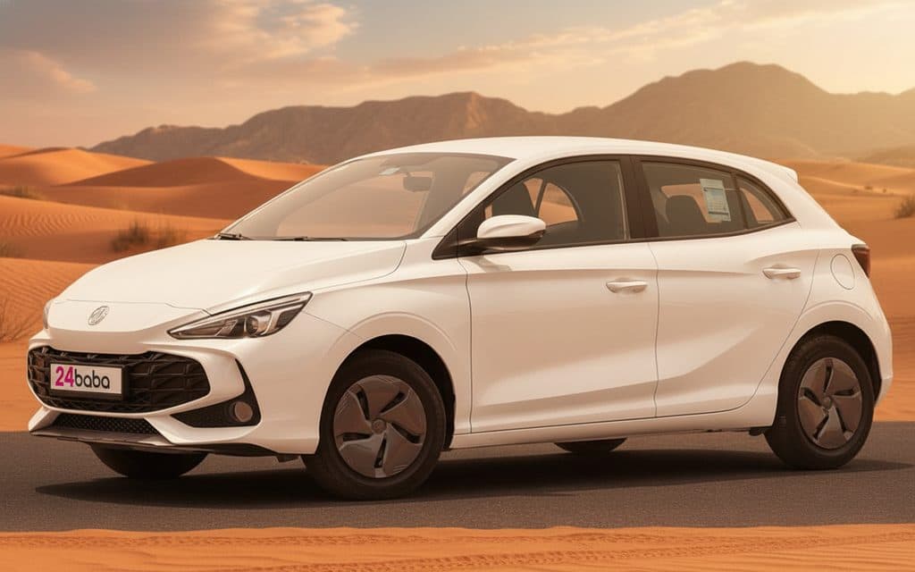 Mg 3 2025 White rental in Dubai