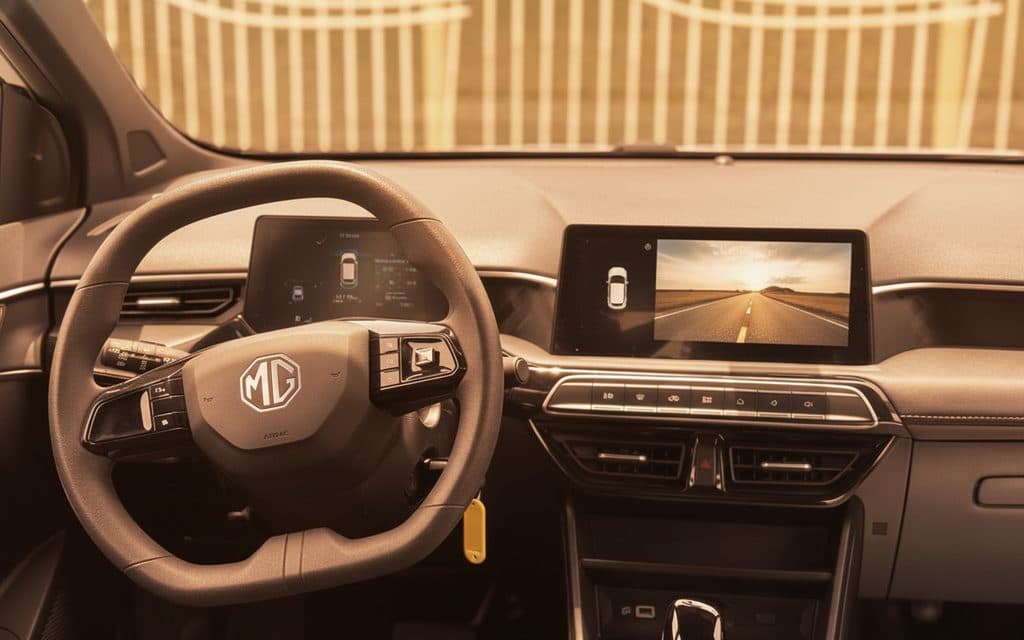 Mg 3 2025 interior view showing trim