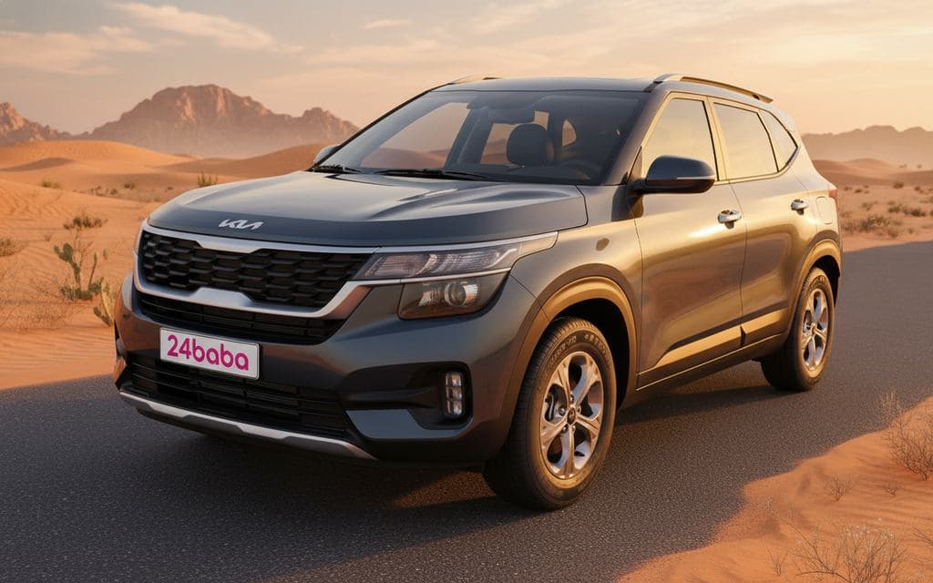 Rent Kia Seltos 2022 Dark Gray in Dubai