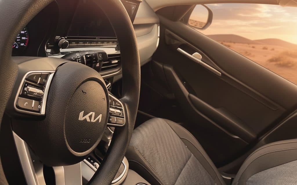 Kia Seltos 2022 interior view showing trim