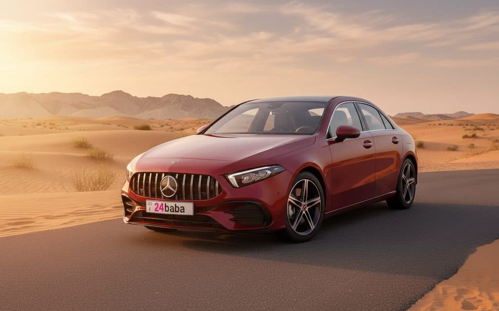 Rent Mercedes A45 2022 Red in Dubai