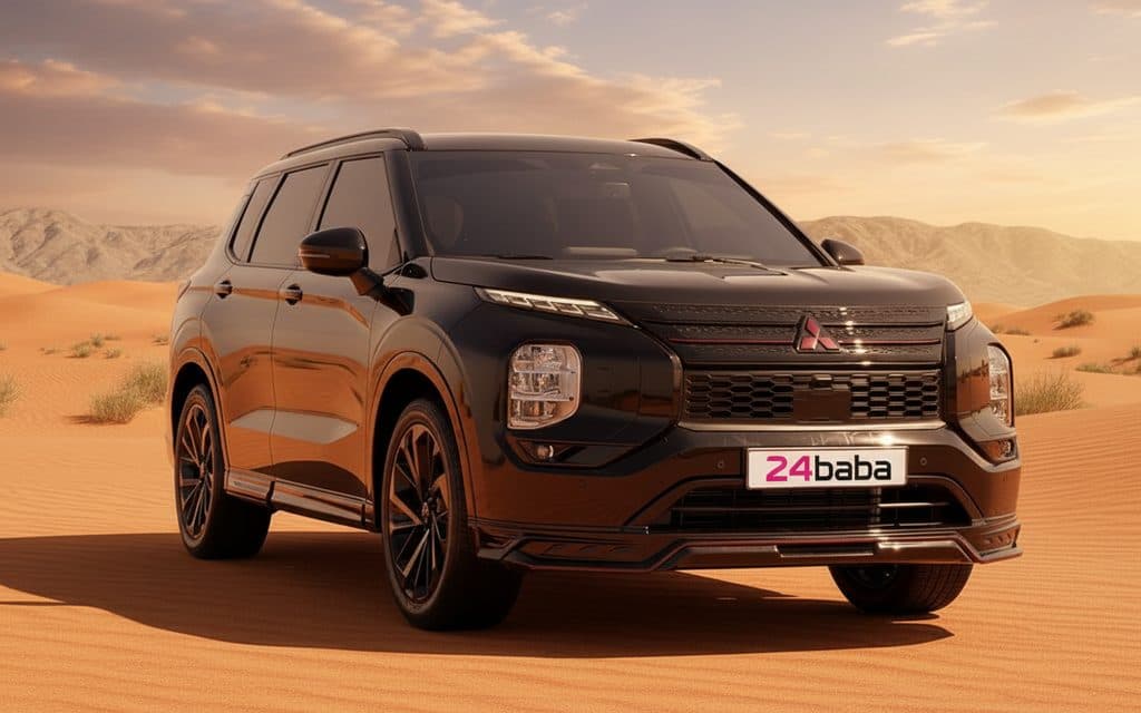 Hire Mitsubishi Outlander 2022 Black in Dubai