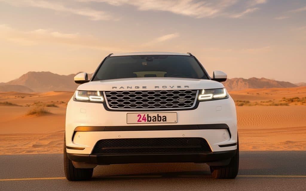 Land Rover Range Rover Velar 2025 White rental in Dubai
