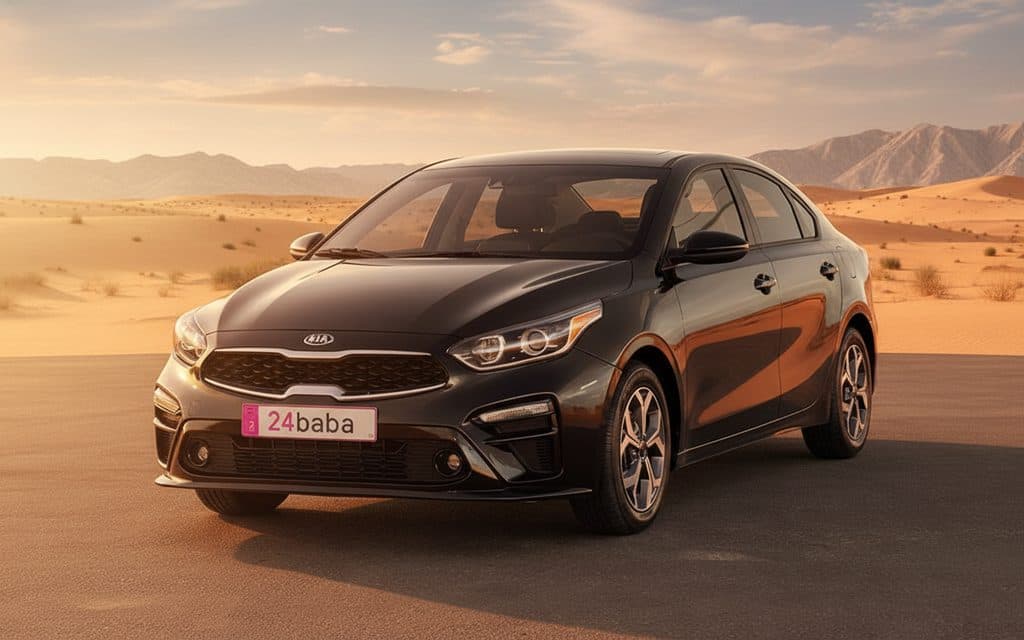 Kia Forte 2021 Black rental Dubai