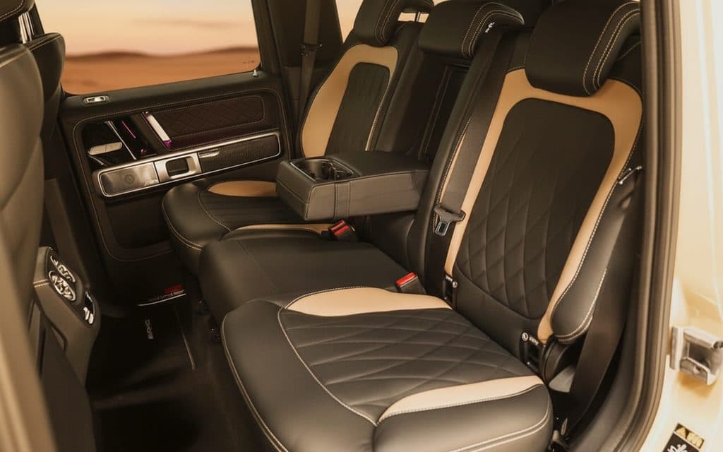 Mercedes G63 2025 leather seats and cabin