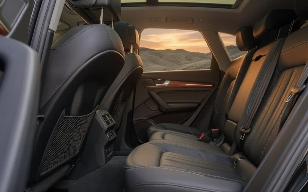 Audi Q5 2023 leather seats and cabin