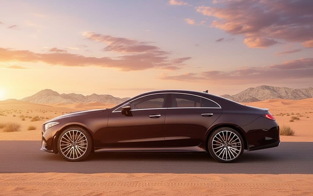 Mercedes Cls450 2020 Black side profile