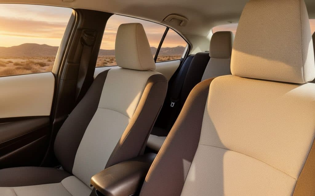 Toyota Corolla 2022 leather seats and cabin