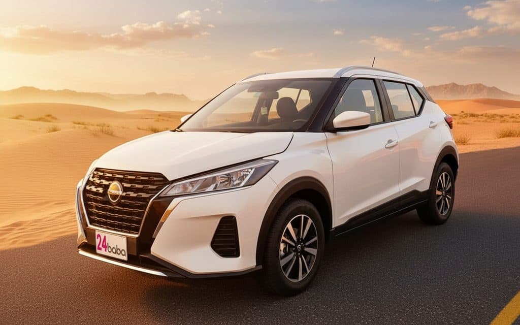 Rent Nissan Kicks 2024 White in Dubai