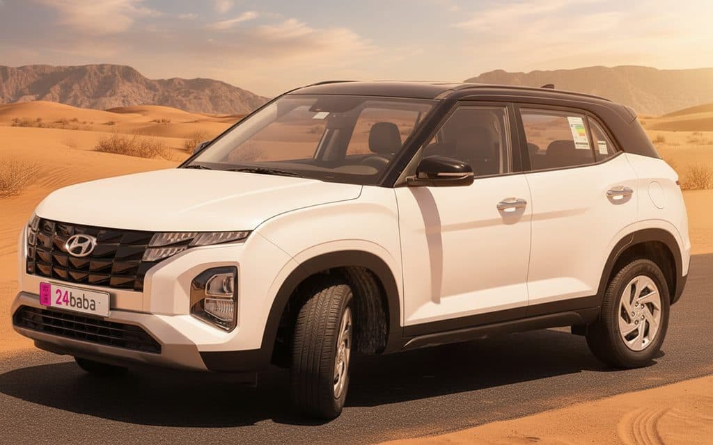 Rent Hyundai Creta 2024 White in Dubai