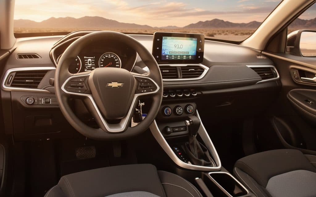 Chevrolet Captiva 2023 interior view showing trim
