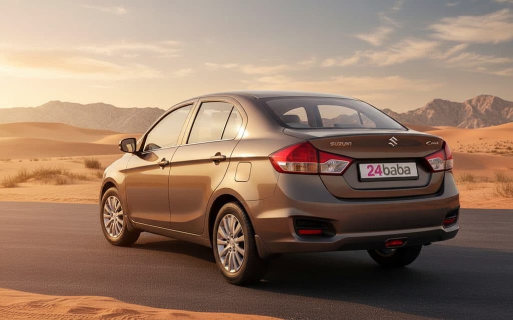 Suzuki Ciaz 2022 Brown rear view showing taillights