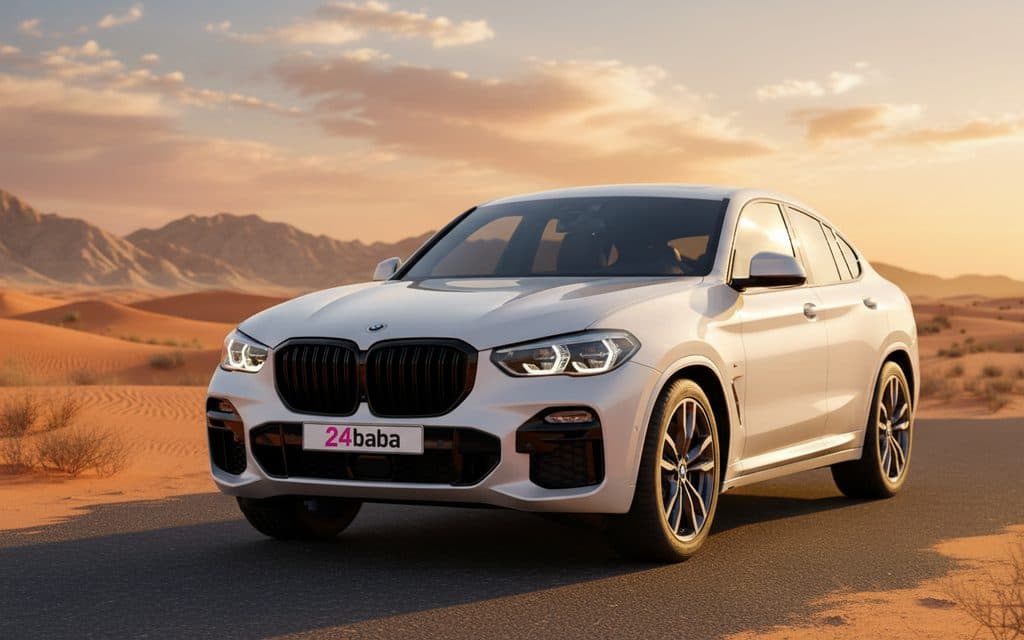 Bmw X5 2023 White - rental in Dubai