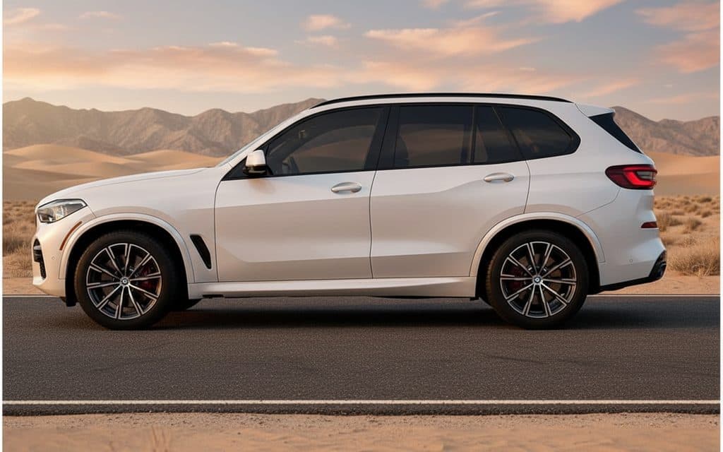 Bmw X5 2023 White side profile