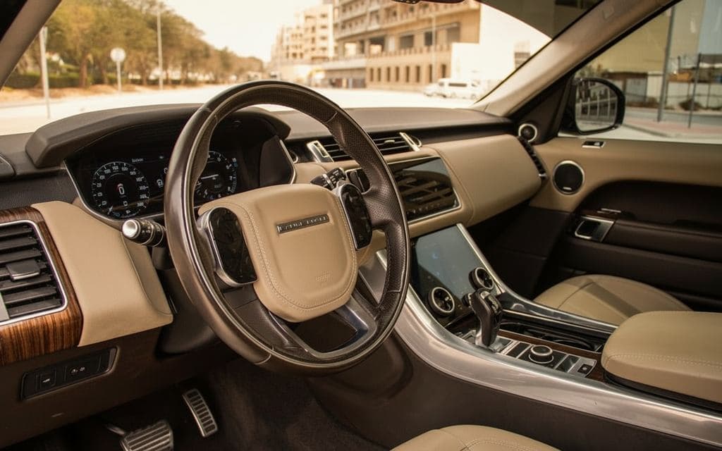 LandRover RangeRoverSport 2021 dashboard and infotainment