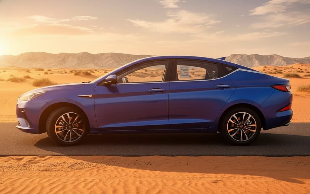 Jac J7 2023 Blue side profile