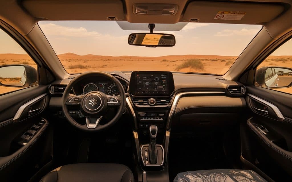 Suzuki Vitara 2023 interior view showing trim