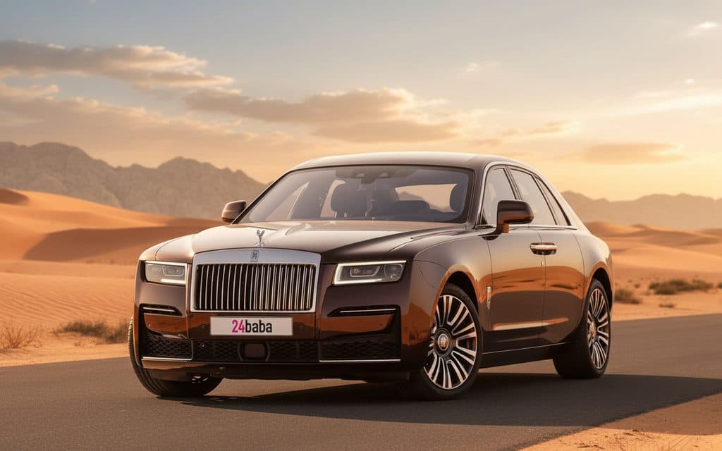 Hire RollsRoyce Ghost 2022 Red in Dubai