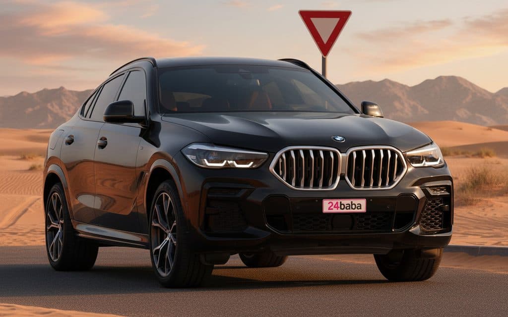 Rent Bmw X6 2022 Black in Dubai