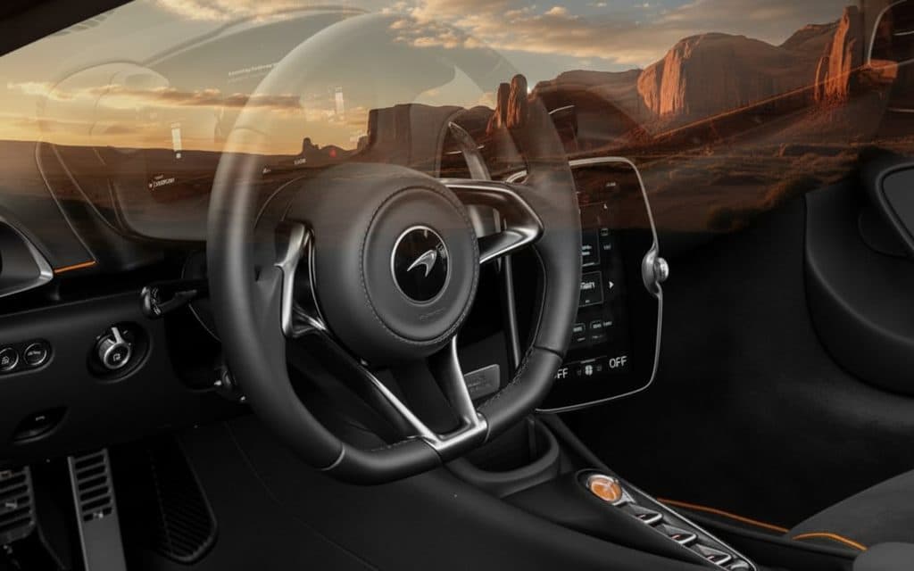 Mclaren Artura 2025 dashboard and infotainment
