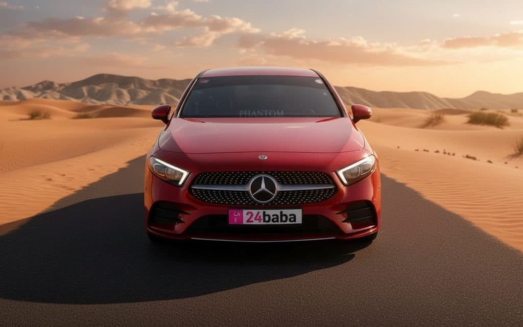Mercedes A200 2025 Red rental in Dubai