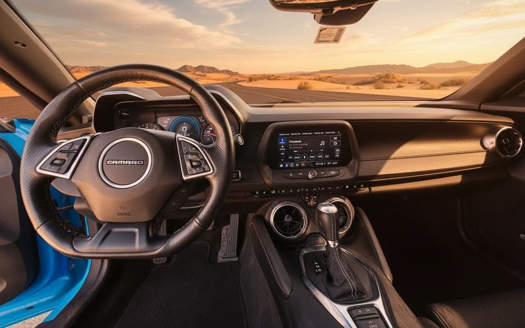 Chevrolet Camaro 2022 interior view showing trim
