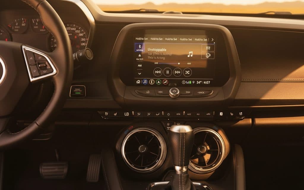 Chevrolet Camaro 2022 interior view showing trim