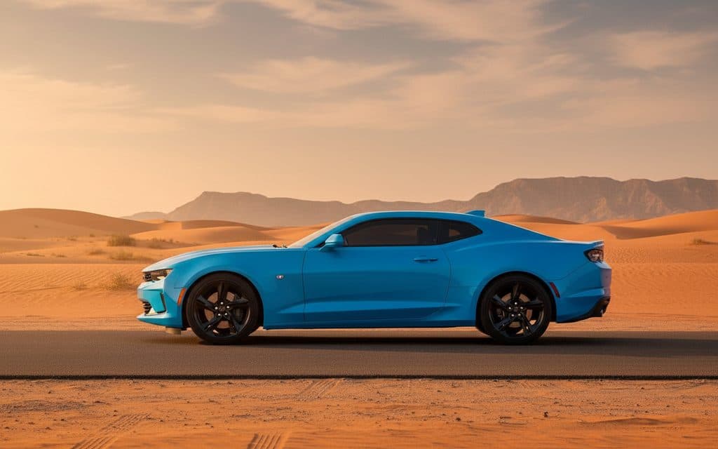 Chevrolet Camaro 2022 Blue side profile