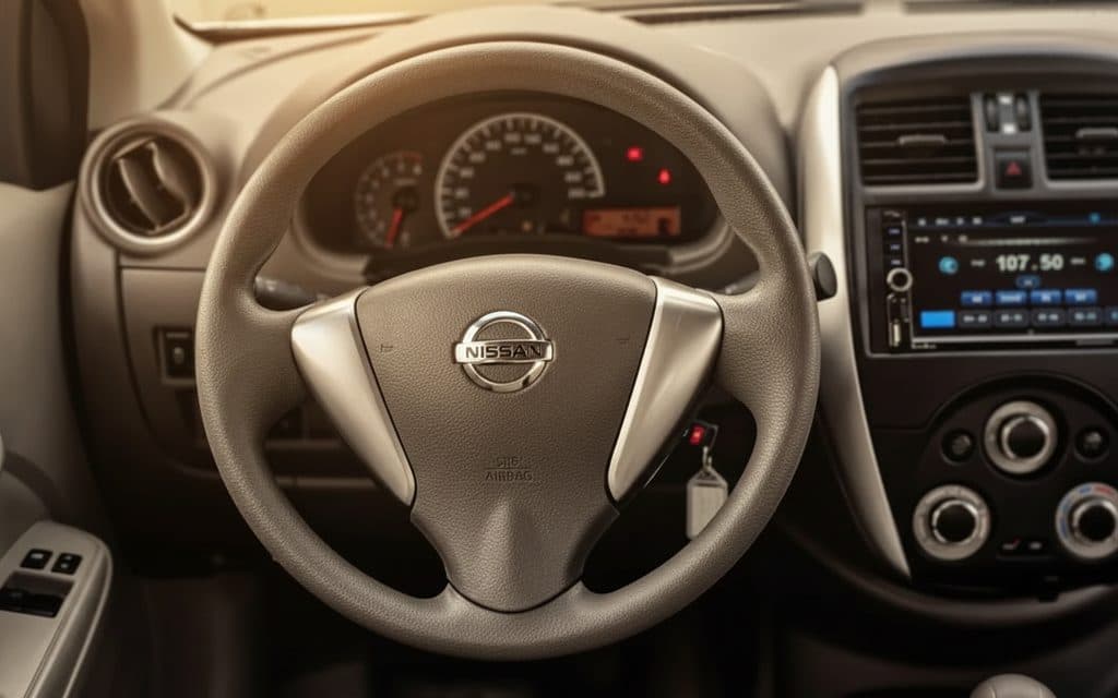 Nissan Sunny 2024 interior view showing trim
