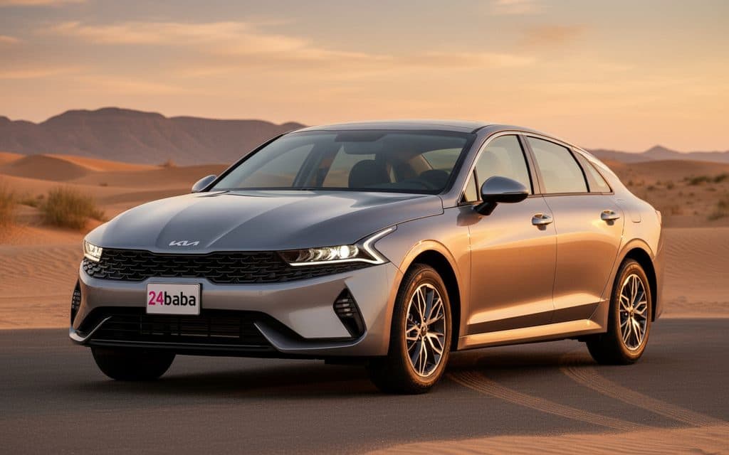 Kia K5 2023 Grey - rental in Dubai