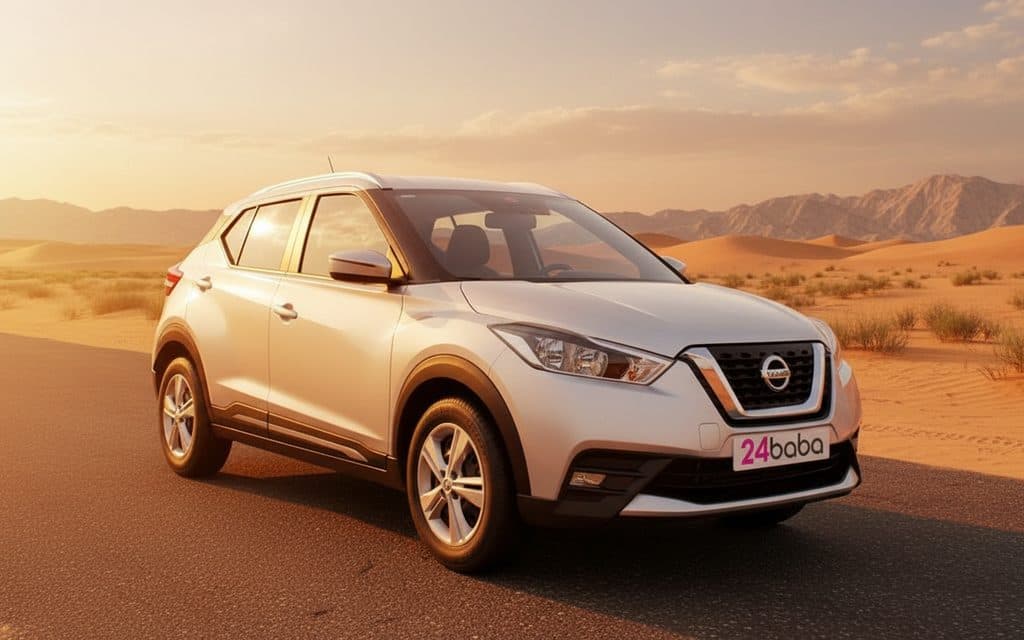 Nissan Kicks 2025 Silver - rental in Dubai