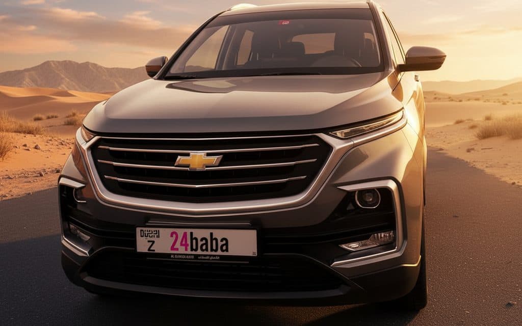 Chevrolet Captiva 2024 Grey front view with headlights