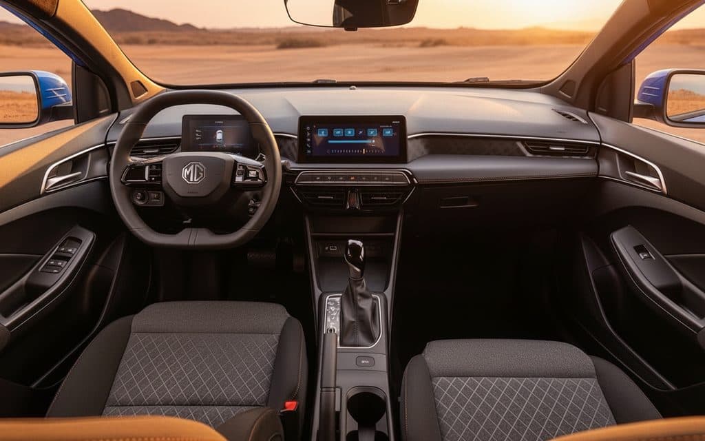 Mg 3 2024 dashboard and infotainment