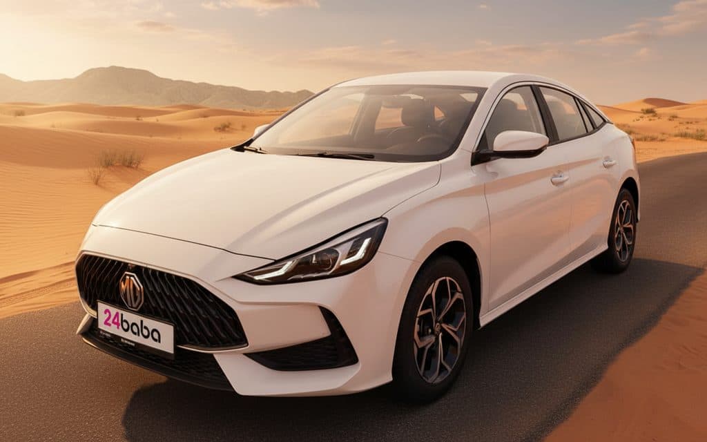 Hire Mg Gt 2024 White in Dubai