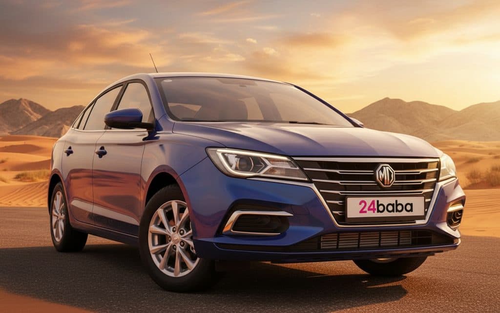 Rent Mg 5 2023 Blue in Dubai