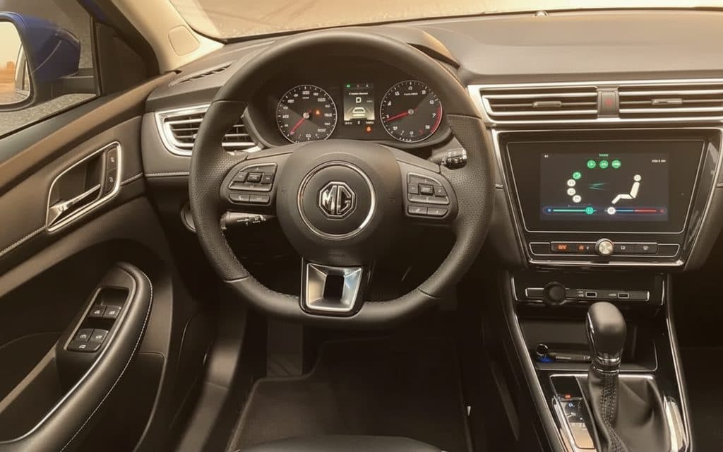 Mg 5 2023 interior view showing trim