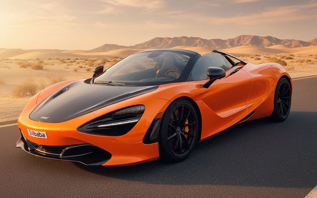 Rent Mclaren 720S 2022 Orange in Dubai