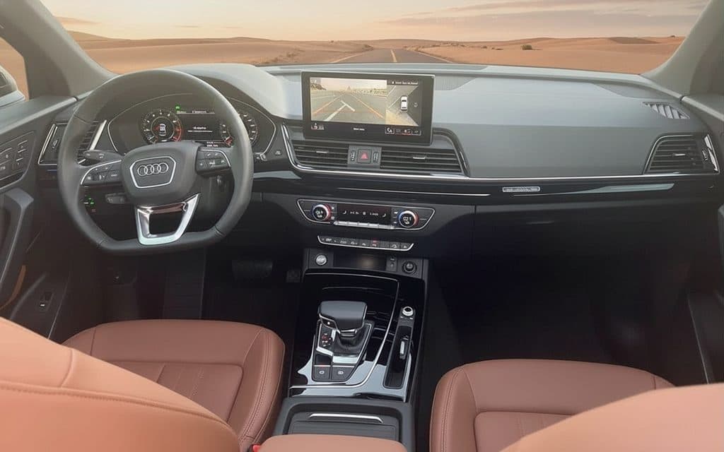 Audi Q5 2021 dashboard and infotainment
