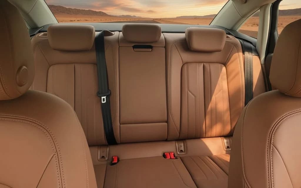 Audi A6 2025 leather seats and cabin