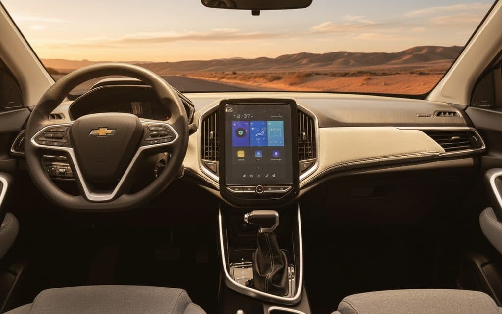 Chevrolet Captiva 2024 interior view showing trim