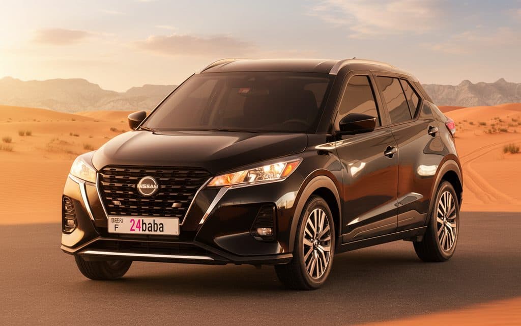 Hire Nissan Kicks 2022 Black in Dubai