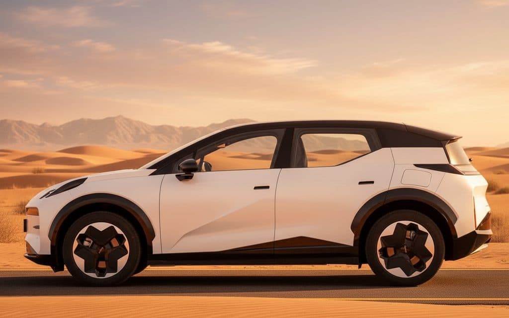 Zeekr X 2025 White side profile