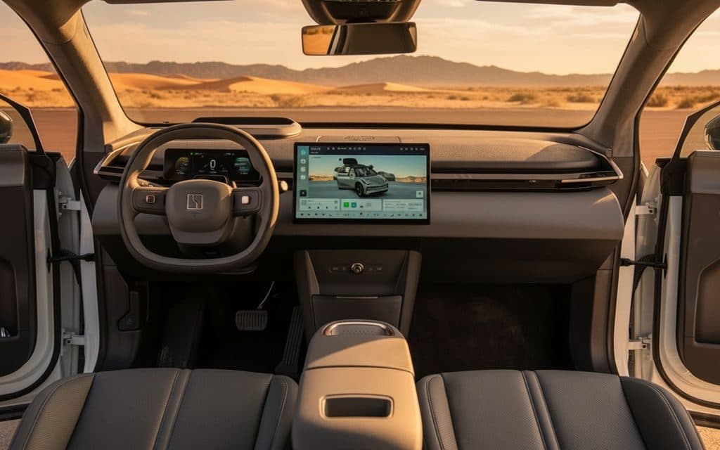 Zeekr X 2025 interior view showing trim