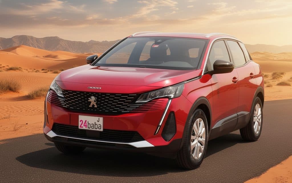 Peugeot 3008 2023 Red rental in Dubai